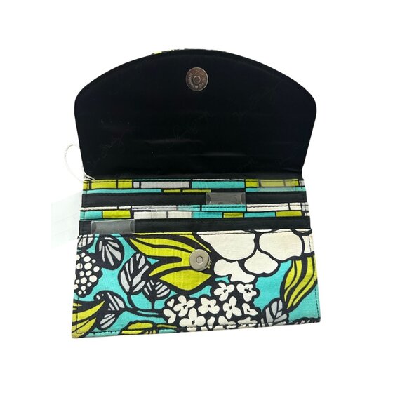 VERA BRADLEY Island Blooms Small Folio Clutch NEW NWT - Picture 4 of 8